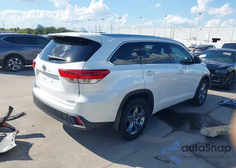 2018 Toyota Highlander Limited Platinum из США, поврежденный, VIN 5TDYZRFH5JS246020